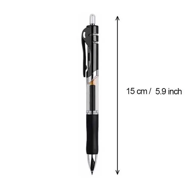 Alt view image 2 of 6 - 30pcs Black Gel Ink Pens for Writing, 0.5 mm Pens Fine Point Smooth Writing Pens for Journaling, Bulk Retractable Rollerball Pens for School Office.