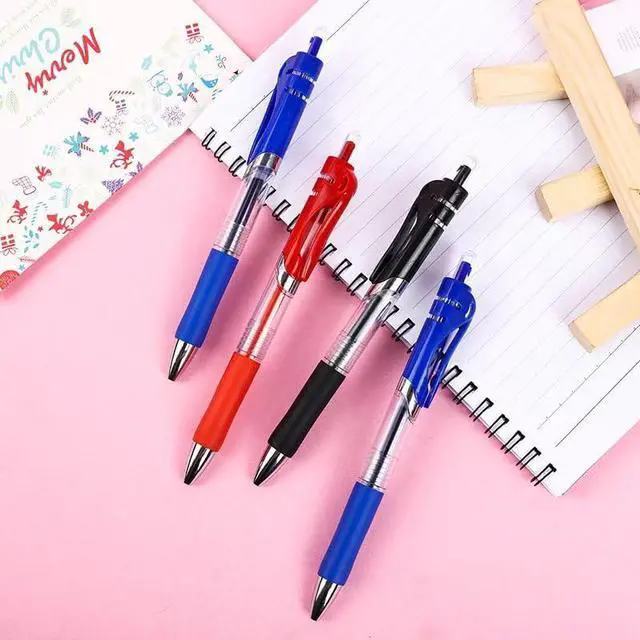 Alt view image 6 of 6 - 30pcs Black Gel Ink Pens for Writing, 0.5 mm Pens Fine Point Smooth Writing Pens for Journaling, Bulk Retractable Rollerball Pens for School Office.