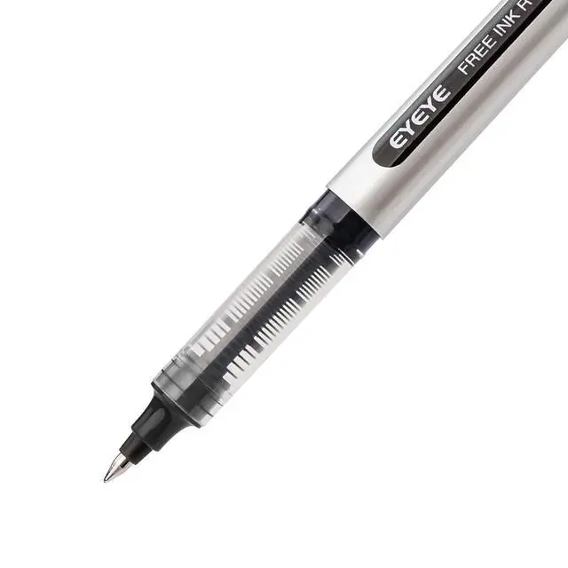 Alt view image 5 of 7 - 0.5mm Black Pens 12 Pack, Extra Fine Point Rollerball Pen Quick Dry, Liquid Ink Pens Fine Point Smooth Writing Pen for Journaling, Note Taking, Office, School Supplies
