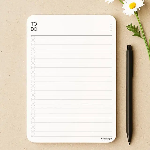 Main image of To Do List Notepad (2 Pack, 50 Sheets Each) A5 Size (8.3"x5.8") Premium Thick Paper With Cardboard Back Support, Undated Daily Planner Notepad, Daily To Do List Notebook, Ruled Pages, Checkboxes
