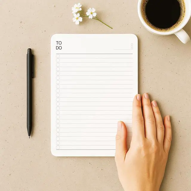 Alt view image 5 of 7 - To Do List Notepad (2 Pack, 50 Sheets Each) A5 Size (8.3"x5.8") Premium Thick Paper With Cardboard Back Support, Undated Daily Planner Notepad, Daily To Do List Notebook, Ruled Pages, Checkboxes