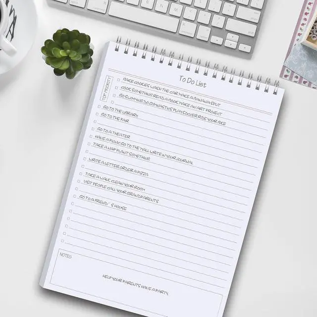 Alt view image 2 of 7 - to Do List Notepad 3pcs/Set - Daily Planner Notepad Undated 60 Sheets Tear Off, 5.5" x 8.3" Planning Pad Checklist Productivity Note Pad for Work and Personal Organized