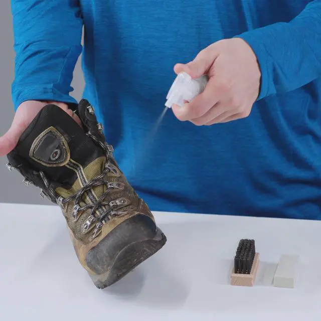 Alt view image 7 of 7 - Revivex Suede Hiking and Work Boot Cleaner and Conditioning Kit, Waterproof Breathable Gore-Tex, Includes Soap, Water Repellent, Brush to Remove Dirt, Eraser Reduces Scuffs, 1 Pack