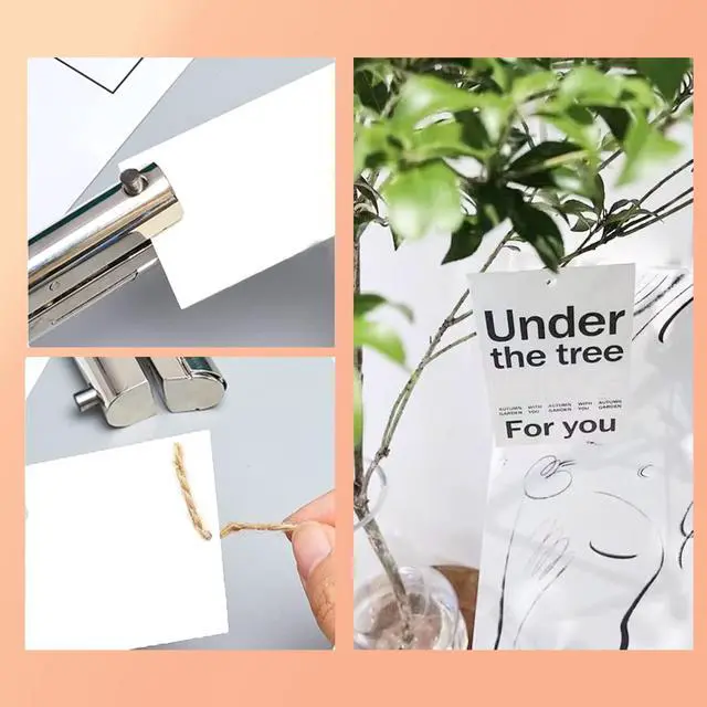 Alt view image 5 of 6 - Hole Punch 2" Reach 1/4 inch Single Hole Punch,Heavy Duty Hole Puncher Single,Portable Hand Held Long Paper Punch for Paper Cards Plastic Cardboard (Silver) (1/4"-6mm Hole)