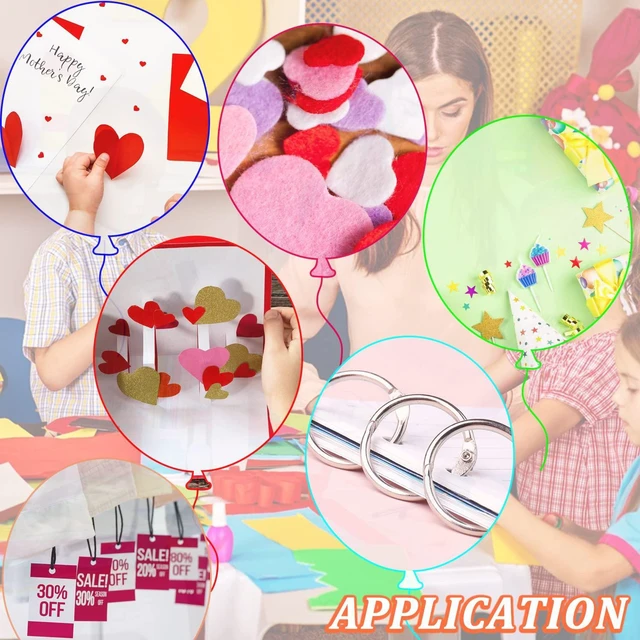 Alt view image 7 of 7 - 3 Pcs Metal Handheld Paper Punch Single-Hole Punch for DIY Craft | Single-Hole Tag Punches with Plastic Handle for 3 Size Circle Holes for DIY Crafts, Tags & Card Making, Etc