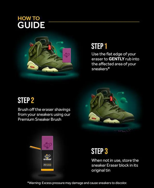 Alt view image 6 of 7 - Suede Scuff Eraser - Sneaker Cleaner for Suede and Nubuck Shoes
