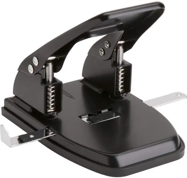 Main image of Heavy-Duty Hole Punch (65626), Black, Small (1-24)