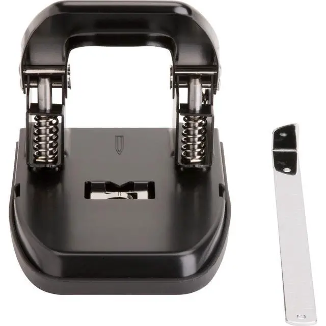 Alt view image 3 of 3 - Heavy-Duty Hole Punch (65626), Black, Small (1-24)