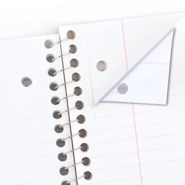 Alt view image 4 of 6 - Spiral Notebook, 6 Pack, 1 Subject, Wide Ruled Paper, 7-1/2" x 10-1/2", 70 Sheets per Notebook, Colors Will Vary (930201-ECM25)