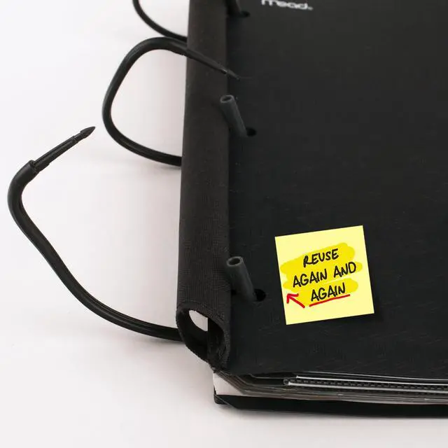 Alt view image 5 of 7 - Flex Refillable Notebook + Study App, College Ruled Paper and 1 Inch TechLock Ring Binder with Pockets, Tabs and Dividers, 200 Sheet Capacity, Black (29328AA2)