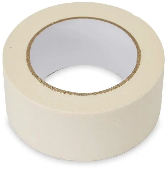 Main image of Wide Masking Tape 2 inches, 1pc General Purpose Beige Masking Tape White Masking Paper, 1.95 inches x 55 Yards