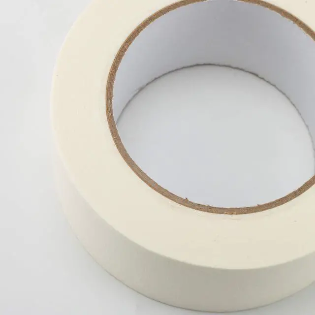 Alt view image 3 of 7 - Wide Masking Tape 2 inches, 1pc General Purpose Beige Masking Tape White Masking Paper, 1.95 inches x 55 Yards