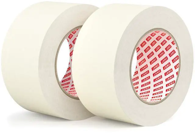 Main image of Masking Tape 2 Inch Wide × 55Yds 2 Rolls (110 Yards Total), General Purpose Painters Tape with Strong Hold & Clean Removal, Ideal for Painting, Labeling, Crafts, Home & Office Use
