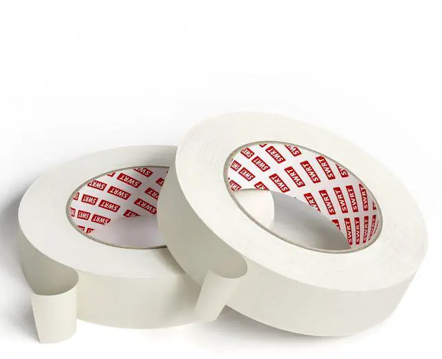 Main image of Masking Tape, 1 Inch x 55 Yards, 2 Rolls (110 Yards Total), White Tape for Painting, Clean Removal Multi-Surface Paper Tape for Walls, Crafts, Labeling, School & Home Use
