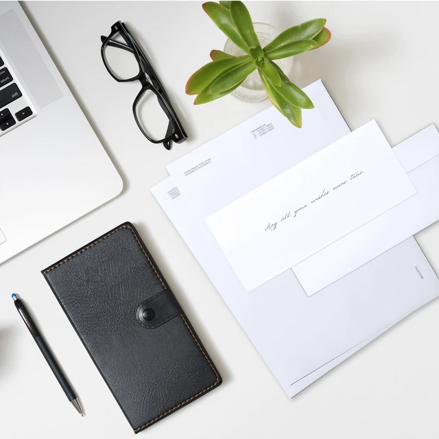 Alt view image 6 of 7 - #10 Letter Size Mailing Envelopes for Business, 500pcs Self Seal Windowless Security Envelopes 4-1/8 x 9-1/2 Inch White 24LB Paper