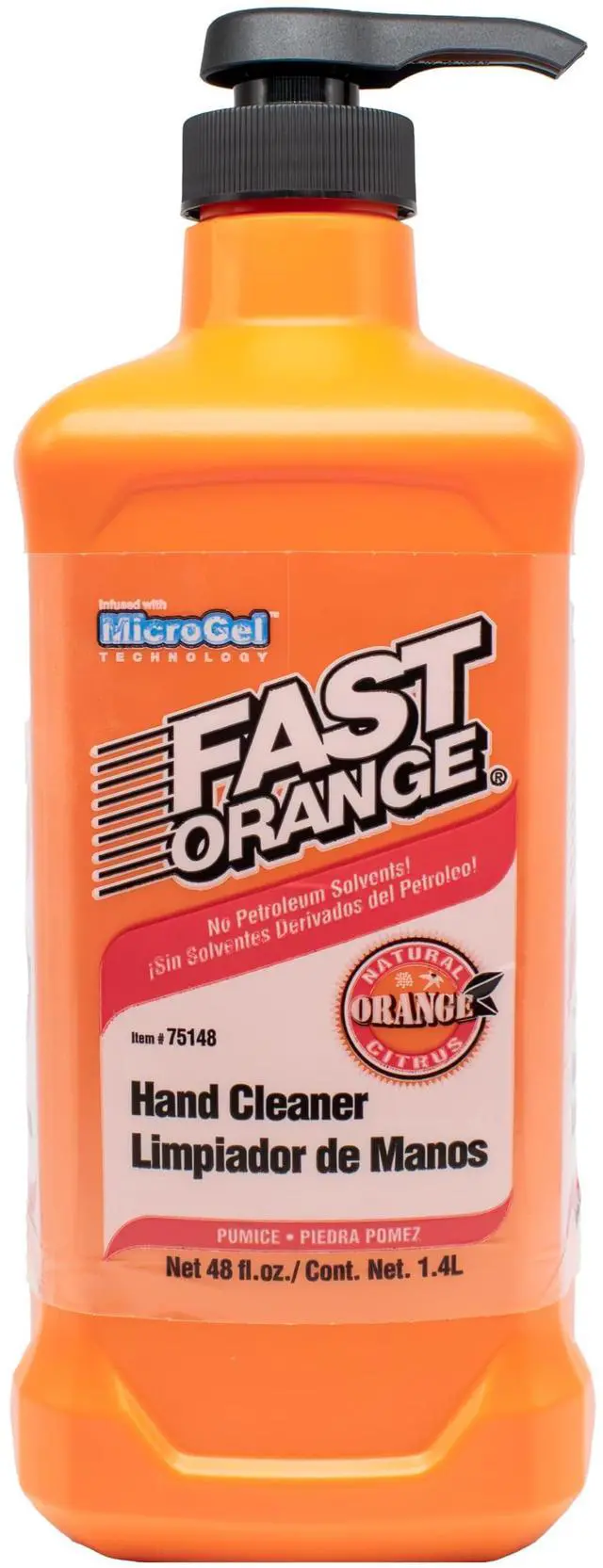 Main image of 25148 Pumice Lotion, Heavy Duty Hand Cleaner, Natural Citrus Scent, Waterless Cleaner For Mechanics, Strong Grease Fighter, 48 Oz.