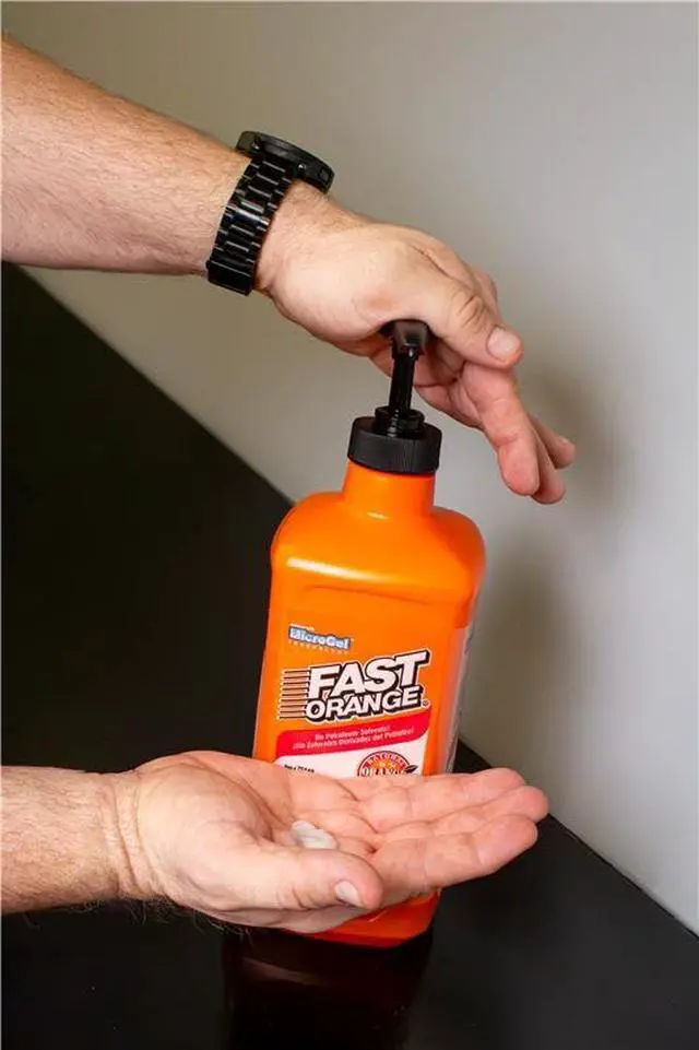 Alt view image 3 of 3 - 25148 Pumice Lotion, Heavy Duty Hand Cleaner, Natural Citrus Scent, Waterless Cleaner For Mechanics, Strong Grease Fighter, 48 Oz.