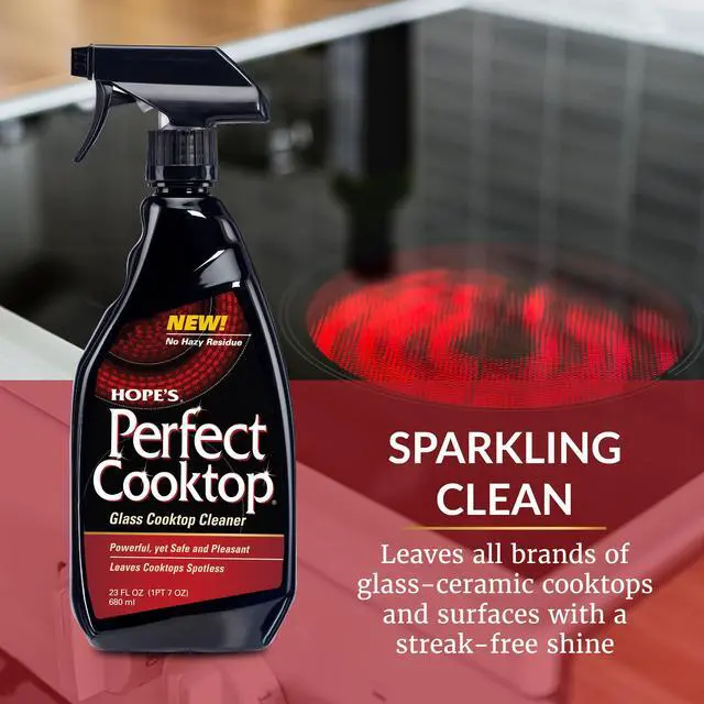 Alt view image 4 of 7 - Perfect Cooktop Spray, Glass Ceramic Stovetop Cleaner, No Hazy Residue, Leaves Electric Stove Top Ranges Spotless, Clean Grease and Oil with Ease, Fragrance Free, 23 Fl Oz, Pack of 1