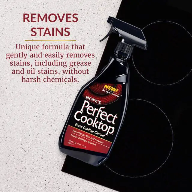 Alt view image 3 of 7 - Perfect Cooktop Spray, Glass Ceramic Stovetop Cleaner, No Hazy Residue, Leaves Electric Stove Top Ranges Spotless, Clean Grease and Oil with Ease, Fragrance Free, 23 Fl Oz, Pack of 1