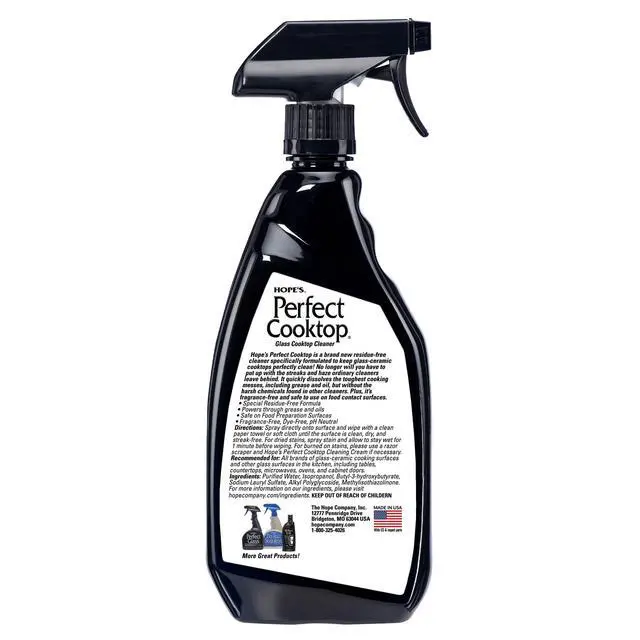 Alt view image 2 of 7 - Perfect Cooktop Spray, Glass Ceramic Stovetop Cleaner, No Hazy Residue, Leaves Electric Stove Top Ranges Spotless, Clean Grease and Oil with Ease, Fragrance Free, 23 Fl Oz, Pack of 1