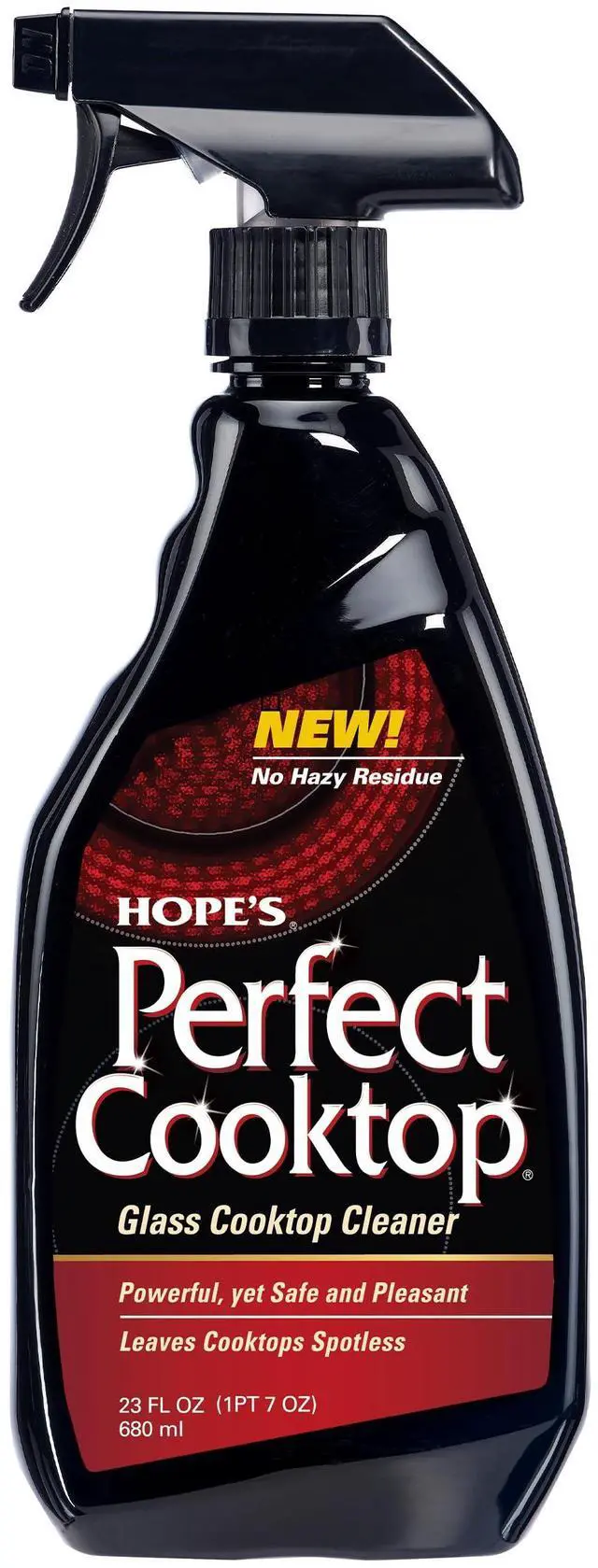 Main image of Perfect Cooktop Spray, Glass Ceramic Stovetop Cleaner, No Hazy Residue, Leaves Electric Stove Top Ranges Spotless, Clean Grease and Oil with Ease, Fragrance Free, 23 Fl Oz, Pack of 1