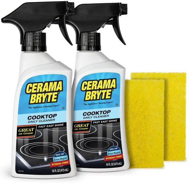 Main image of Daily Cooktop Cleaner, 16 oz & 2 Cleaning Pads Kit