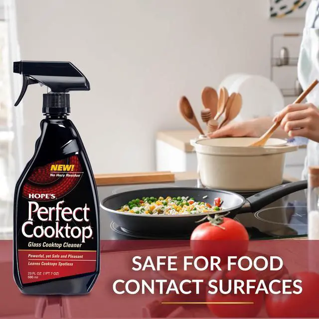 Alt view image 6 of 7 - Perfect Cooktop Spray, Glass Ceramic Stovetop Cleaner, No Hazy Residue, Leaves Electric Stove Top Ranges Spotless, Clean Grease and Oil with Ease, Fragrance Free, 23 Fl Oz, Pack of 1