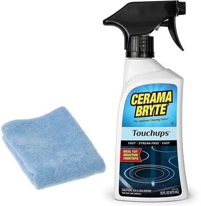 Main image of Touchups Spray (16 oz) Glass Ceramic Cooktop Cleaner With Microfiber Cloth