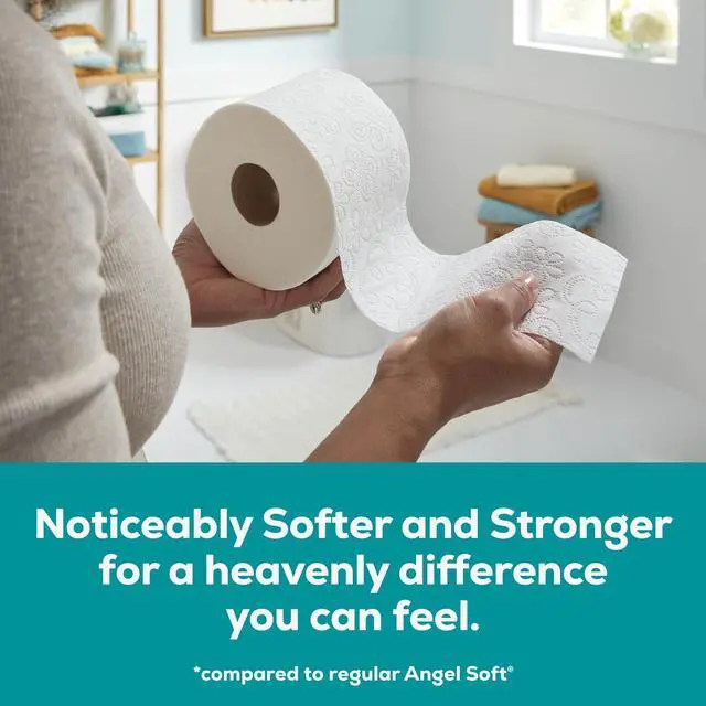 Alt view image 2 of 7 - Ultra Toilet Paper, 6 Mega Rolls = 24 Regular Rolls, 2 Ply Toilet Tissue