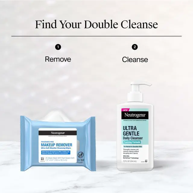 Alt view image 6 of 7 - Makeup Remover Micellar Wipes for Face Daily Gently Removes Oil Dirt and Waterproof Makeup in a Simple Fully Plant-Based Cloth, 2 pack of 25 ct