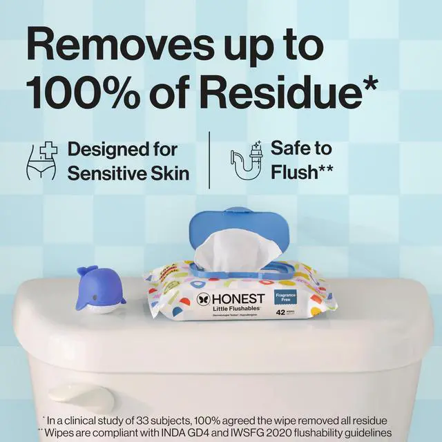 Alt view image 2 of 7 - Toddler Hypoallergenic Flushable Wipes, 126 Count