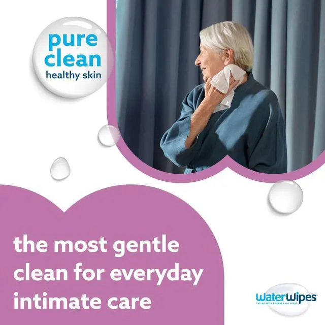 Alt view image 5 of 7 - Sensitive Whole Body Cleansing Wipes, 99.9% Purified Water, XL Textured Wipes, Incontinence Care, Fragrance Free, 90 Count