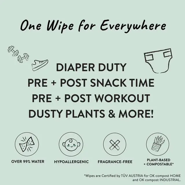 Alt view image 3 of 7 - Hypoallergenic Multi-Use Baby Wipes for Sensitive Baby Skin, Terrazzo, 36 Count