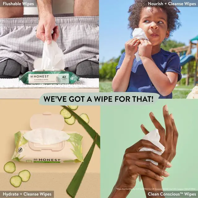 Alt view image 5 of 7 - Hypoallergenic Multi-Use Baby Wipes for Sensitive Baby Skin, Terrazzo, 36 Count