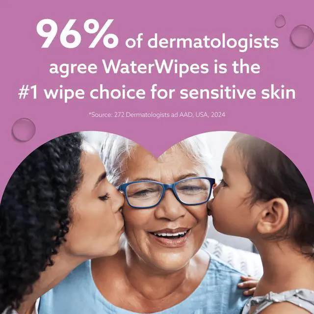 Alt view image 7 of 7 - Sensitive Whole Body Cleansing Wipes, 99.9% Purified Water, XL Textured Wipes, Incontinence Care, Fragrance Free, 90 Count