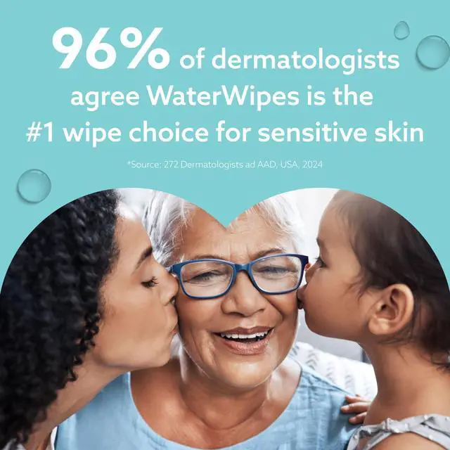 Alt view image 6 of 7 - Sensitive+ On The Go Wipes, 3-In-1 Cleans, Cares, Protects, 99.9% Water, Unscented & Hypoallergenic Wet Wipes, 100 Count (10 Packs)