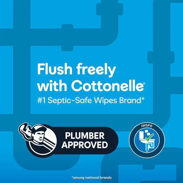Alt view image 6 of 7 - Flushable Wet Wipes for Adults, 2 Flip-Top Packs, 42 Wipes per Pack (84 Wipes Total)