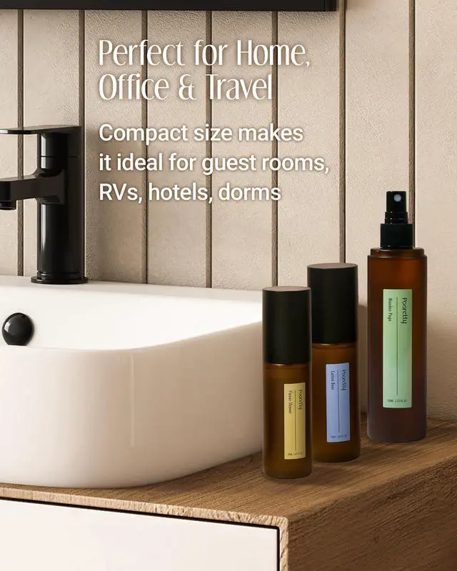 Alt view image 7 of 7 - Pre-Poop Aromatic Bathroom Toilet Spray, Potty Deodorizer, Neutralize Bad Odors (1.69 fl.oz.) - Fresh Eucalyptus and Bergamot Scent