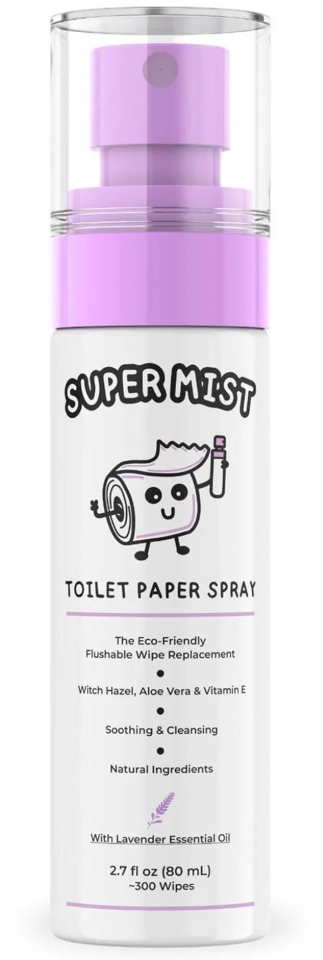 Main image of Toilet Paper Spray (2.7 fl oz) Upgrade Toilet Paper for a Fresher, Cleaner Feel | A Better Hygiene Experience | Soothing Witch Hazel & Aloe Formula | Travel Friendly