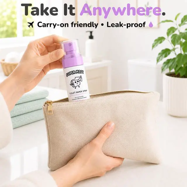 Alt view image 7 of 7 - Toilet Paper Spray (2.7 fl oz) Upgrade Toilet Paper for a Fresher, Cleaner Feel | A Better Hygiene Experience | Soothing Witch Hazel & Aloe Formula | Travel Friendly