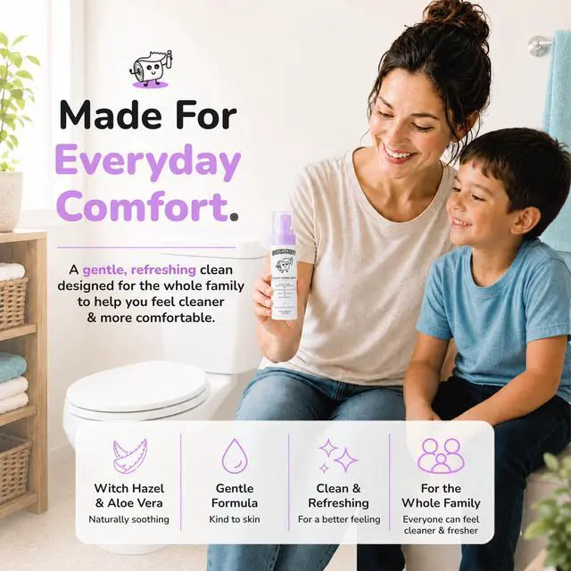 Alt view image 4 of 7 - Toilet Paper Spray (2.7 fl oz) Upgrade Toilet Paper for a Fresher, Cleaner Feel | A Better Hygiene Experience | Soothing Witch Hazel & Aloe Formula | Travel Friendly