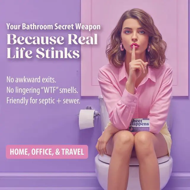Alt view image 3 of 6 - Pre-Poo Toilet Sheets, Lavender Field Scent, 2 Pack, 40 Dissolvable Odor-Stopping Sheets, Toilet Spray Alternative That Removes Poop Odor Quietly, Septic Safe, Travel Essentials