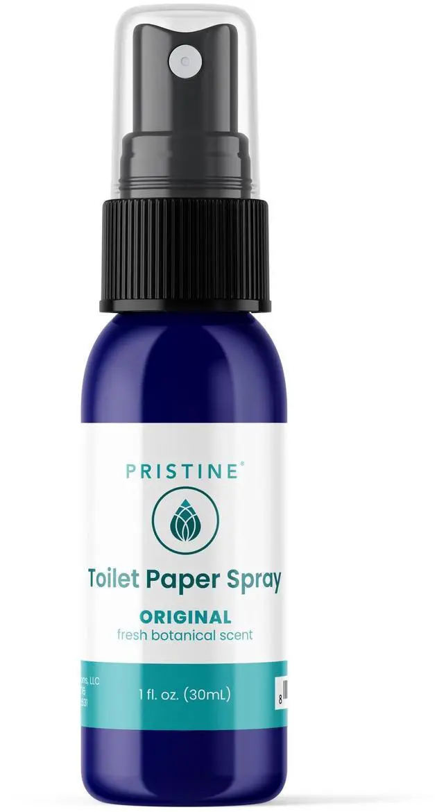Main image of Toilet Paper Spray, As Seen on Shark Tank, Flushable Wipe Alternative, Personal Cleansing Bathroom Spray for Regular Toilet Tissue, Bidet Alternative, Made in USA, Original, 1oz Travel Size