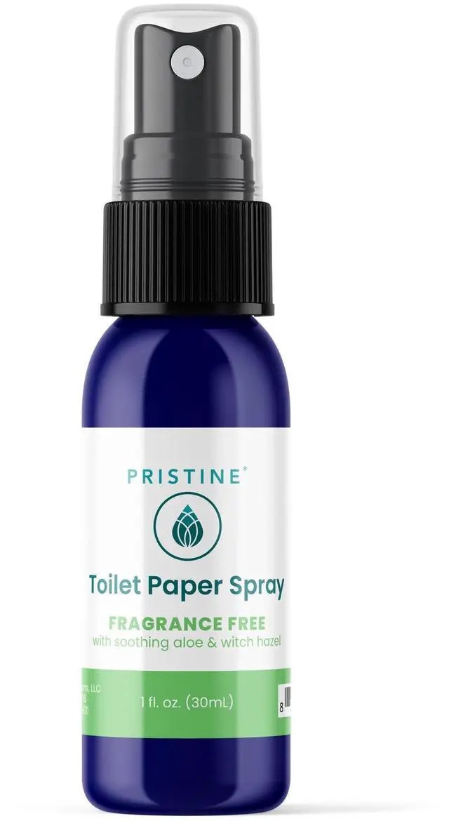 Main image of Toilet Paper Spray, As Seen on Shark Tank, Flushable Wipe Alternative, Personal Cleansing Bathroom Spray for Regular Toilet Tissue, Bidet Alternative, Made in USA, Fragrance Free, 1oz Bottle