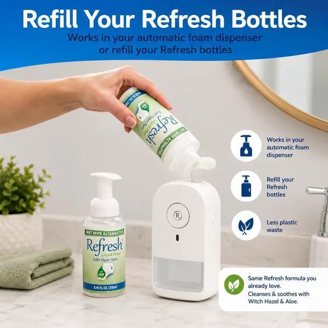 Alt view image 2 of 7 - Toilet Paper Foam (16 Fl Oz, Sensitive Refill)