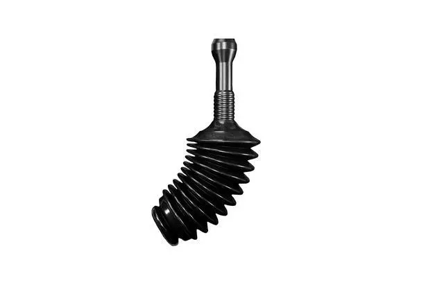 Alt view image 3 of 3 - MP500-B3 Heavy Duty Bathroom Toilet Plunger Kit with Short Bucket/Caddy. Equipped with Air Release Valve, Black