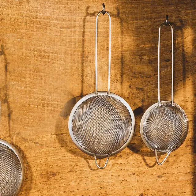 Alt view image 6 of 6 - 3 Pcs Fine Mesh Strainers with Handle, Stainless Steel Sifter Metal Strainer Set, Small Mini Sieve for Kitchen, Tea, Cocktail, Juice Coffee