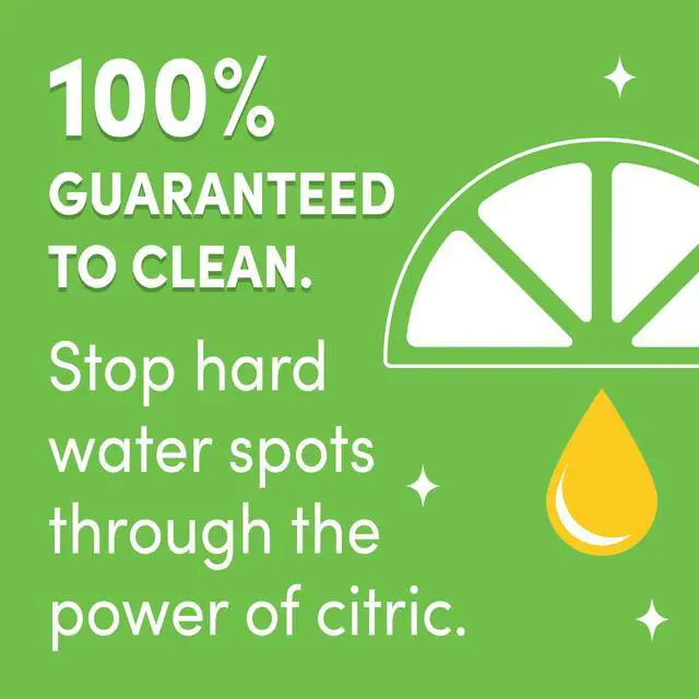 Alt view image 3 of 6 - Natural Dish Detergent Booster - Hard Water Stain Remover - Multi-Use Citric Acid Cleaner - 24 oz (2 Pack)