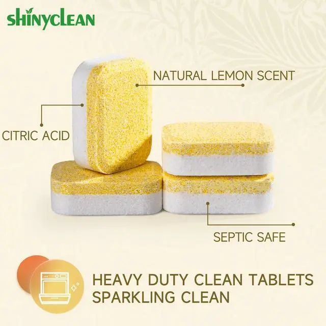Alt view image 6 of 7 - Heavy Duty Dishwasher Cleaner & Deodorizer Tablets, 20g*12 Pack