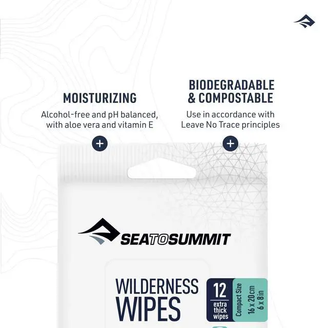 Alt view image 6 of 7 - Wilderness Wipes Rinse-Free Body Wipes, 2-Pack (12 Wipes per Pack)